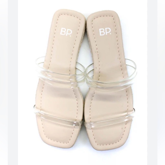 BP | Women’s Viola Clear Flat Slides Sandals Sz 7M NWOT - Picture 4 of 6